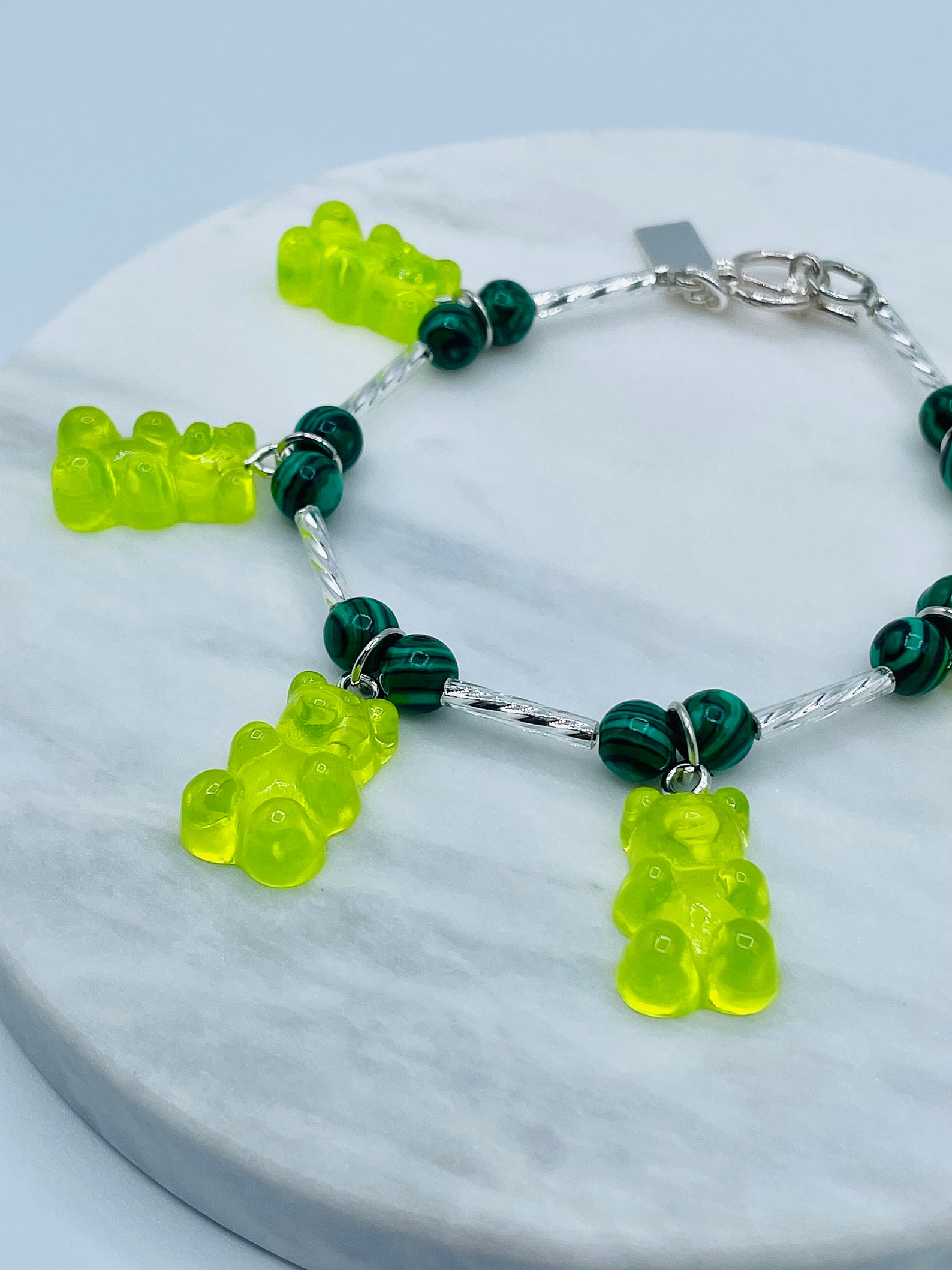 Gummy Bear Bracelet lime Green Etsy