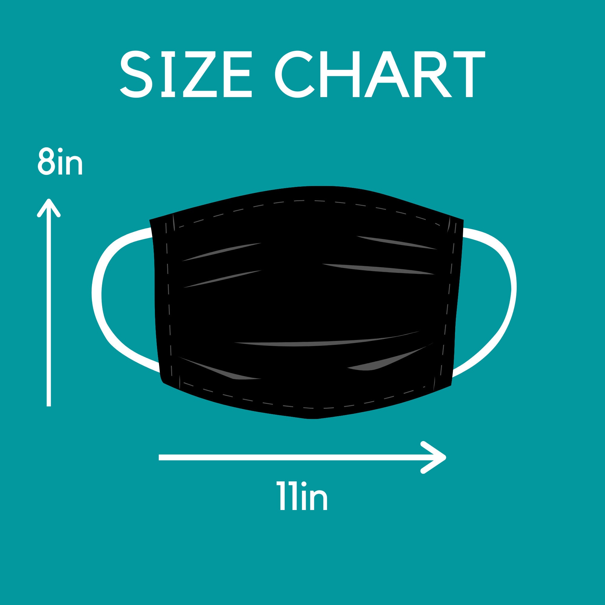 EXTRA LARGE Face Mask With Nose Wire Plain and Patterned 3 Etsy