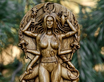 Hekate statue, greek Goddess