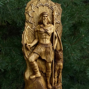Lugh Statue, celtic god, altar statue, pagan god