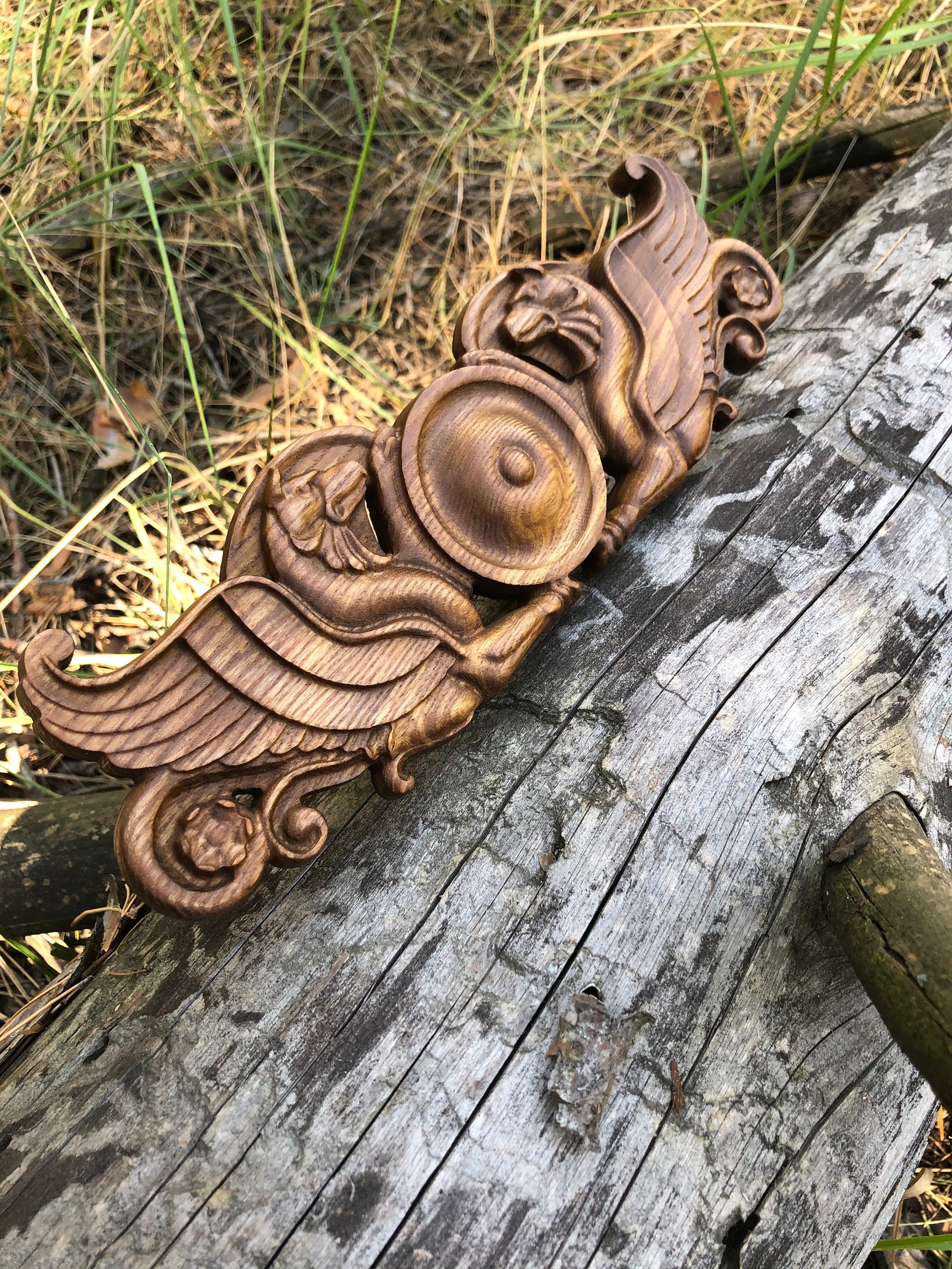 Antique wood capital - Etsy 日本