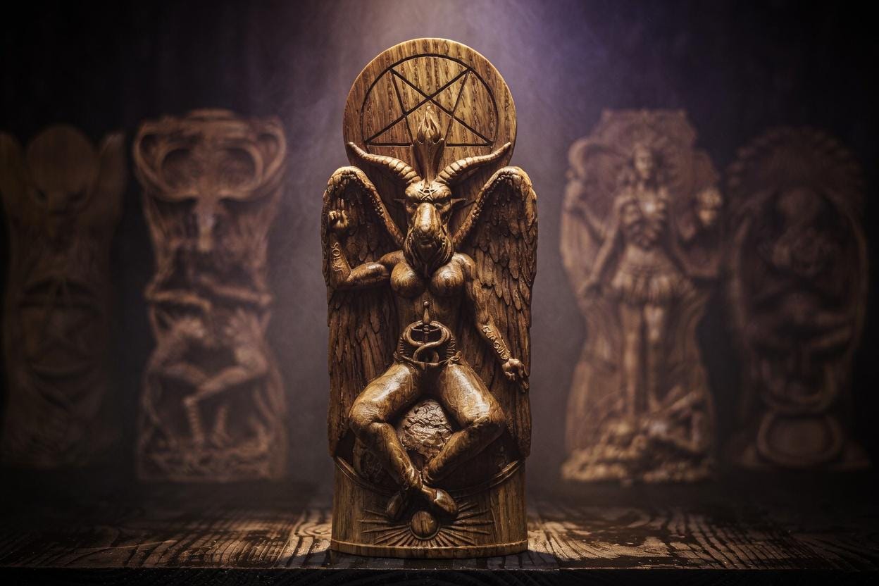 Church of satan statue - Etsy 日本