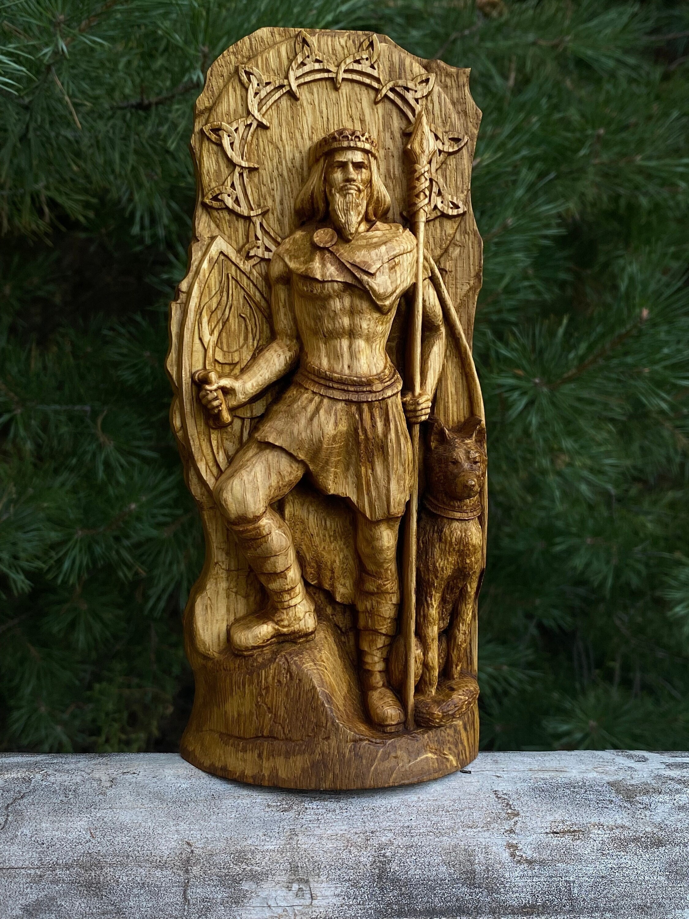Lugh Statue Celtic God Altar Statue Pagan God Etsy