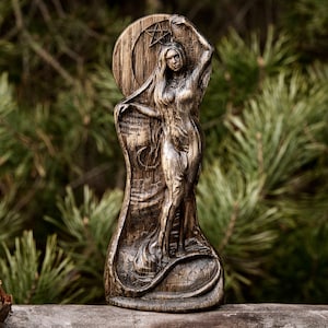 Moon Goddess, Selene Goddess, Wiccan Statue