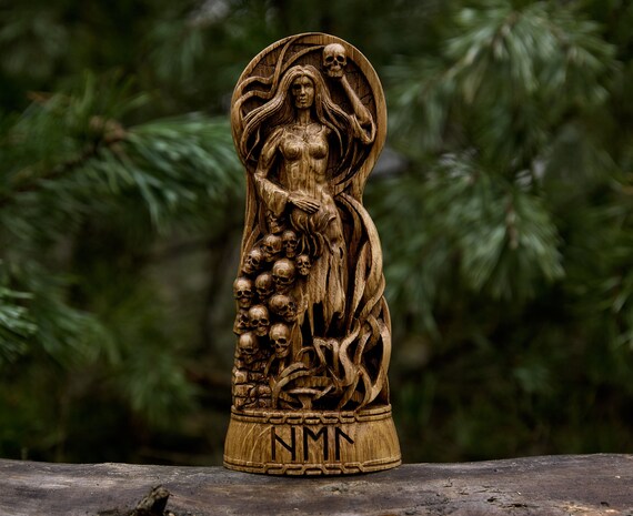 Hel Statue Viking Statue Hell Norse Goddess Hela Death Asatru Viking 
