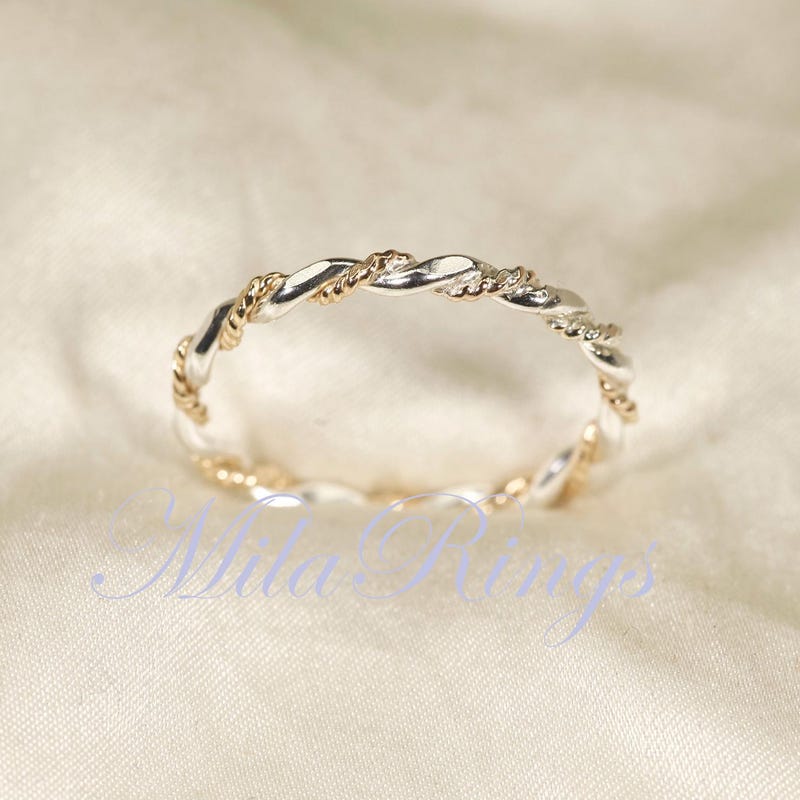 Top Hand Ropes Ringer Twisted Silver 925 Ring - Etsy