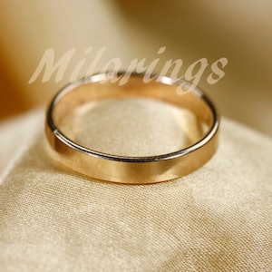 Smooth 14k Gold Filled Ring: 3.5mm Band