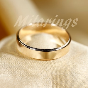 Smooth 14k Gold Filled Ring (4.5mm)