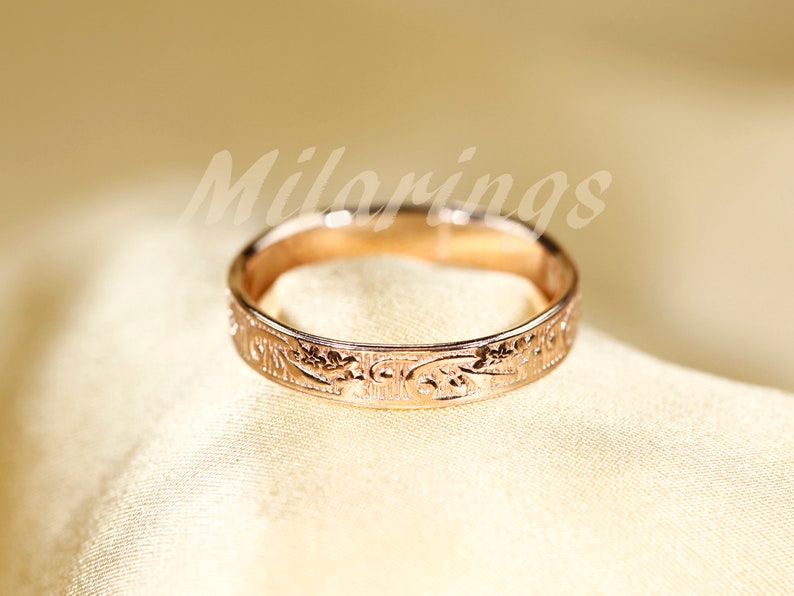 ZP164/ZP165 Gold filled texture ring, Rose Gold filled texture ring, Silver rings, MP164-ROSE