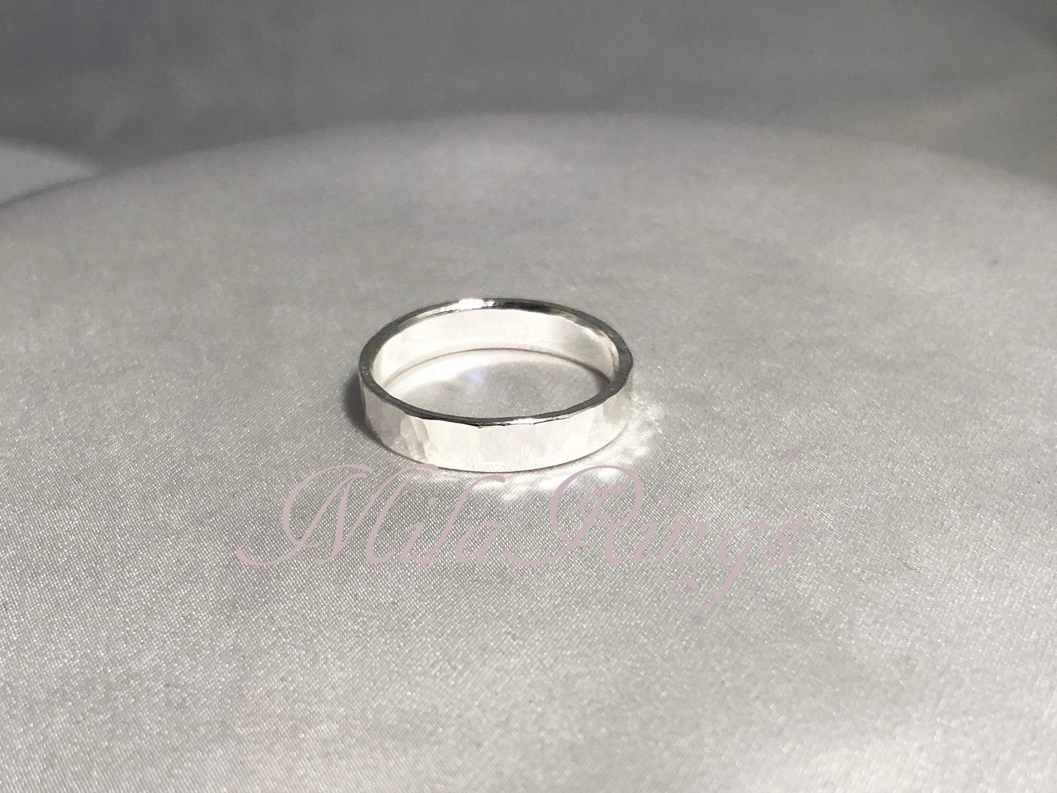 925 Sterling Ring Silver Ring Sterling Silver Hammered Ring - Etsy