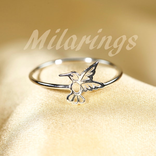 925 Sterling silver hummingbird  ring,  Components Hummingbird, Sunburst, Dragonfly, Four cycles, Arrow rings, silver Avant ring,