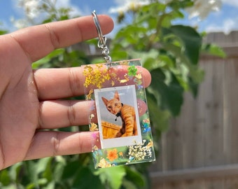Personalized Photo Keychain -Customize w/Your Photo,  Resin Photo Keychain, Personalized, Anniversary Gift, photo keychains, for her
