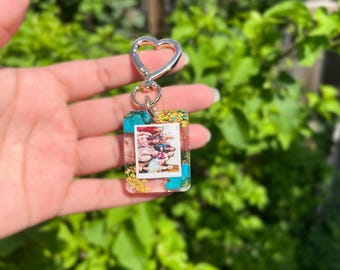 Personalized Photo Keychain -Customize w/Your Photo,  Resin Photo Keychain, Personalized, Anniversary Gift, photo keychains, Pets