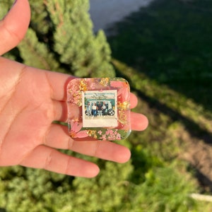 Personalized  Resin Photo Car Vent Clip, Anniversary/couples Gift, Picture Car Accessory, Car Air Vent Clip, Vent Decoration, Car Decor