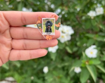 Personalized  Resin Heart Photo Car Vent Clip, Anniversary/couples Gift, Picture Car Accessory,  Heart Car Air Vent Clip, Vent, Car Decor