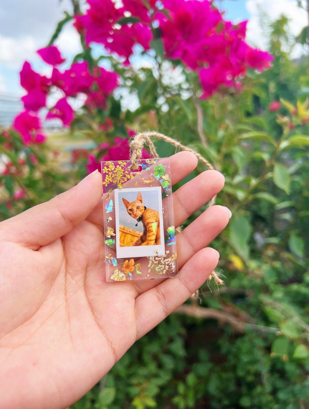 Personalized Photo Car Mirror Accessory customize W/your Photo, Resin Photo, Personalized