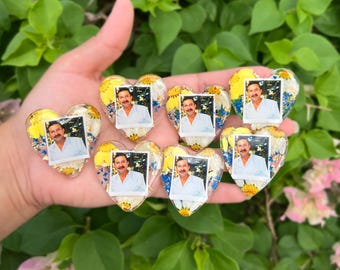 Personalized Memorial Keepsakes, Family Memorial Package, Custom Photo Pins, In Loving Memory, Remembrance Gifts, Gifts for her, Token