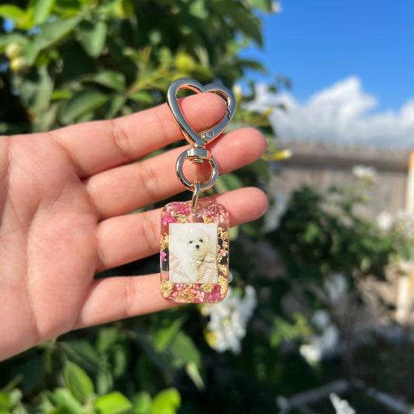 Custom Photo Keychain Etsy