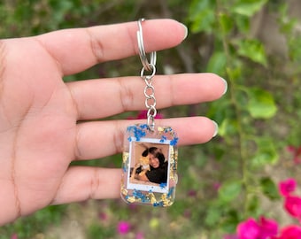 Personalized Photo Keychain -Customize w/Your Photo,  Resin Photo Keychain, Handmade, Anniversary Gift, photo keychains, Pets, Halloween