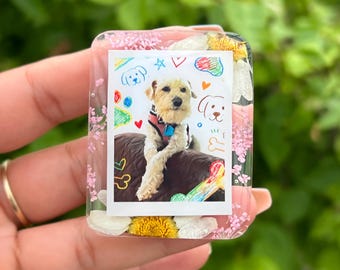 Personalized Photo Magnet, Anniversary/couples Gift, Custom Picture magnet, Fridge Magnet, Desk decor, Wedding favors- House warming gift