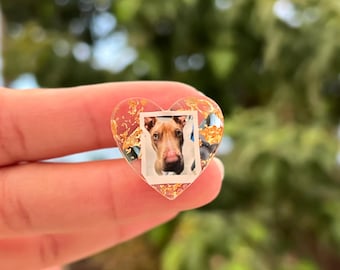 Mini Personalized  Resin Photo Car Vent Clip, Anniversary/couples Gift, Picture Car Accessory, Car Vent Clip, Vent, Car Decor Gift for her