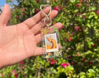 Personalized Photo Keychain -Customize w/Your Photo,  Resin Photo Keychain, Personalized, Anniversary Gift, photo keychains, Pets