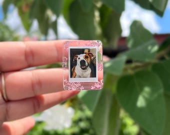 Personalized Gift -  Photo Car Vent Clip, Anniversary/couples Gift, Car Accessories, Car Decor - gifts for her -  Wedding - Birthday Gift