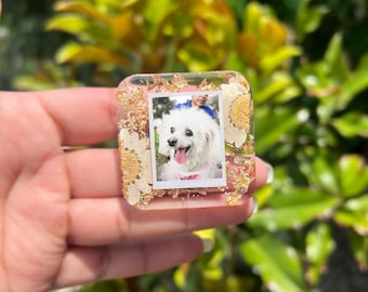 Personalized Photo Car Vent Clip, Anniversary Gift, Picture Car Accessory, Car Decor, Christmas Stockings - For her - Memorial