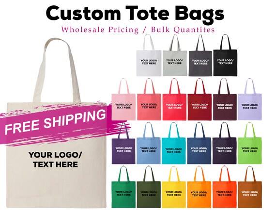 custom totes bulk