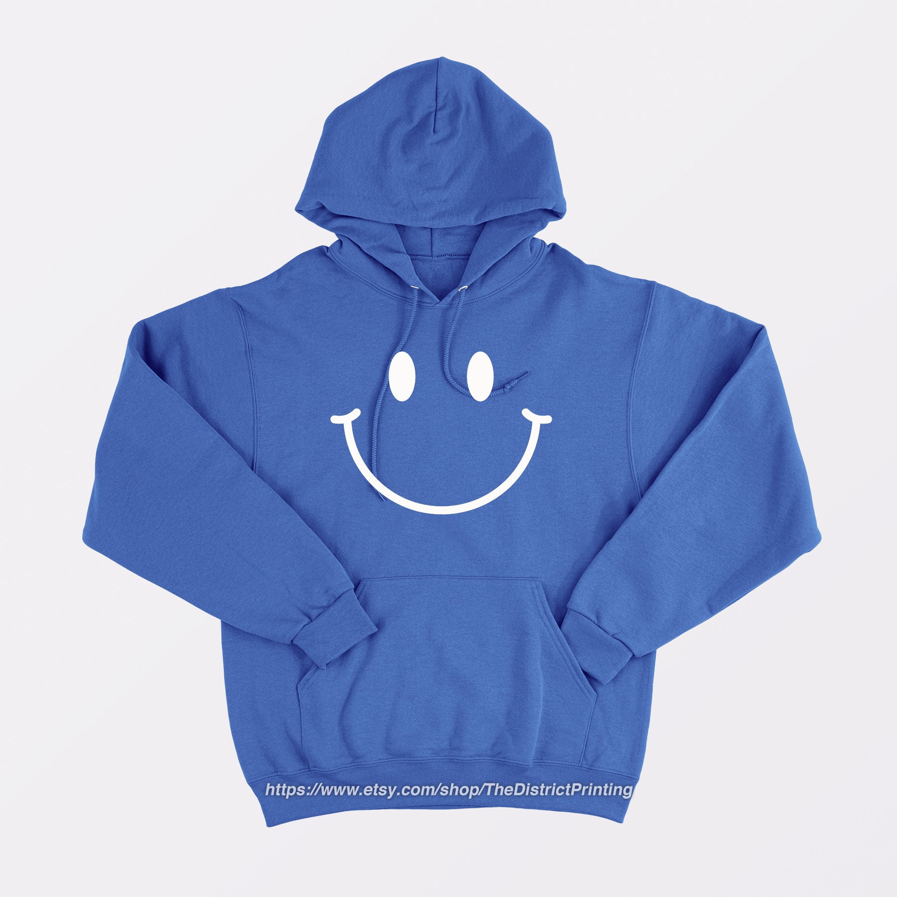 Smiley Face Hoodie, Vintage Smiley Face, Smile, Happy