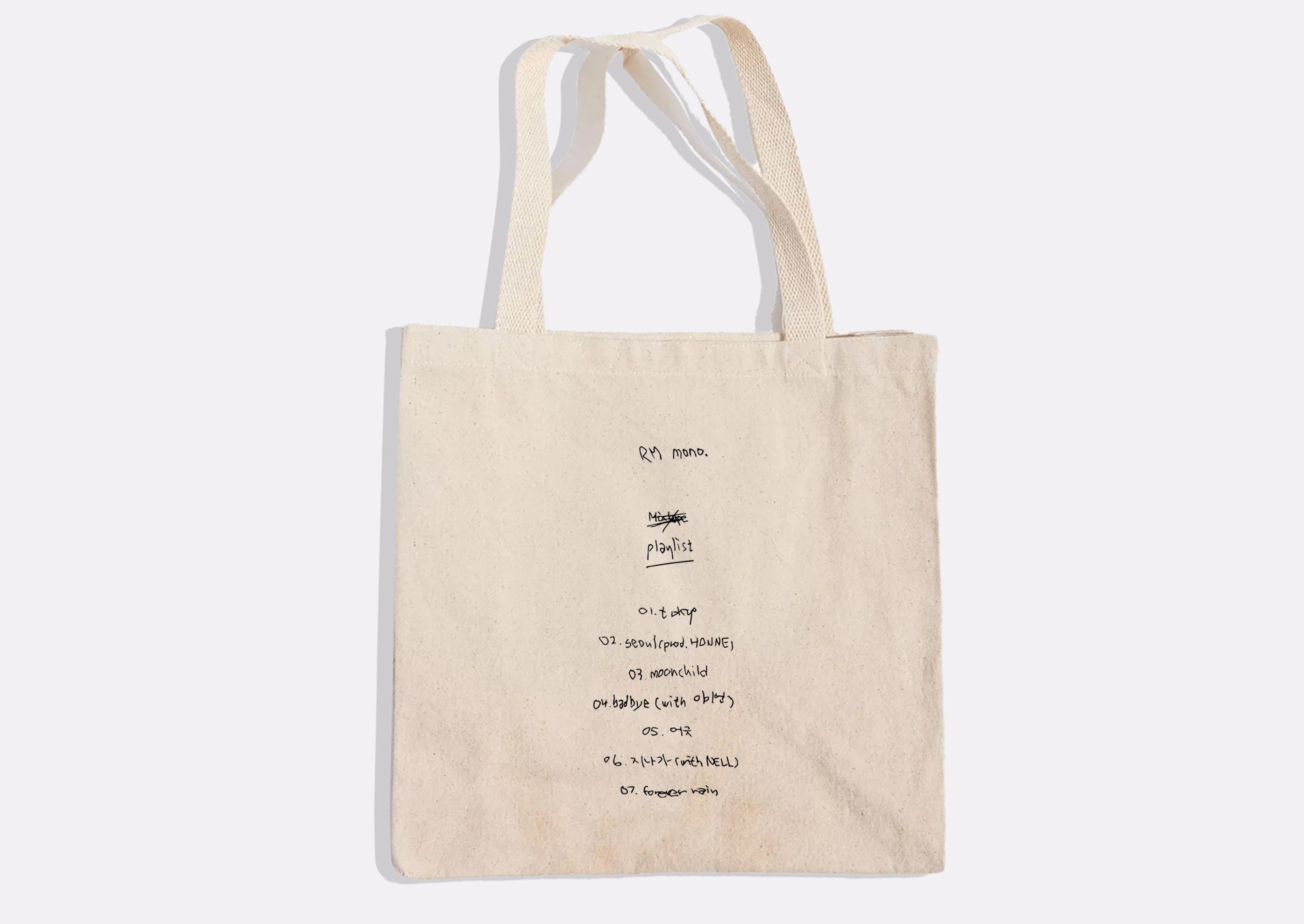 BTS RE CORD RM ホワイトバックパック