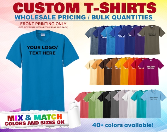 WHOLESALE T-shirts Custom T-shirts - Etsy