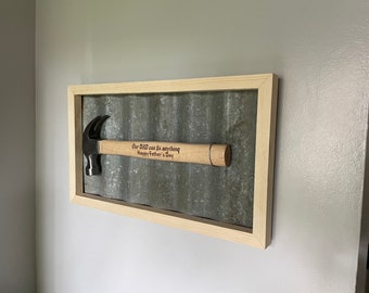Personalized Engraved Hammer With or Without Frame | Retirement Hammer | Graduation Gift | Fathers Day Gift | Tool | Groomsmen | Birthday