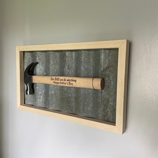 Personalized Engraved Hammer With or Without Frame | Retirement Hammer | Graduation Gift | Fathers Day Gift | Tool | Groomsmen | Birthday