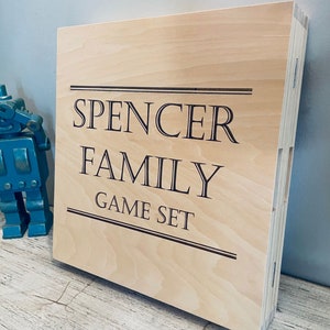 Personalized Chess/Sling Puck Game with Wood Case | Personalized Games | Game Lovers | Puck Sling Shot Game | Custom Board Game | Tabletop