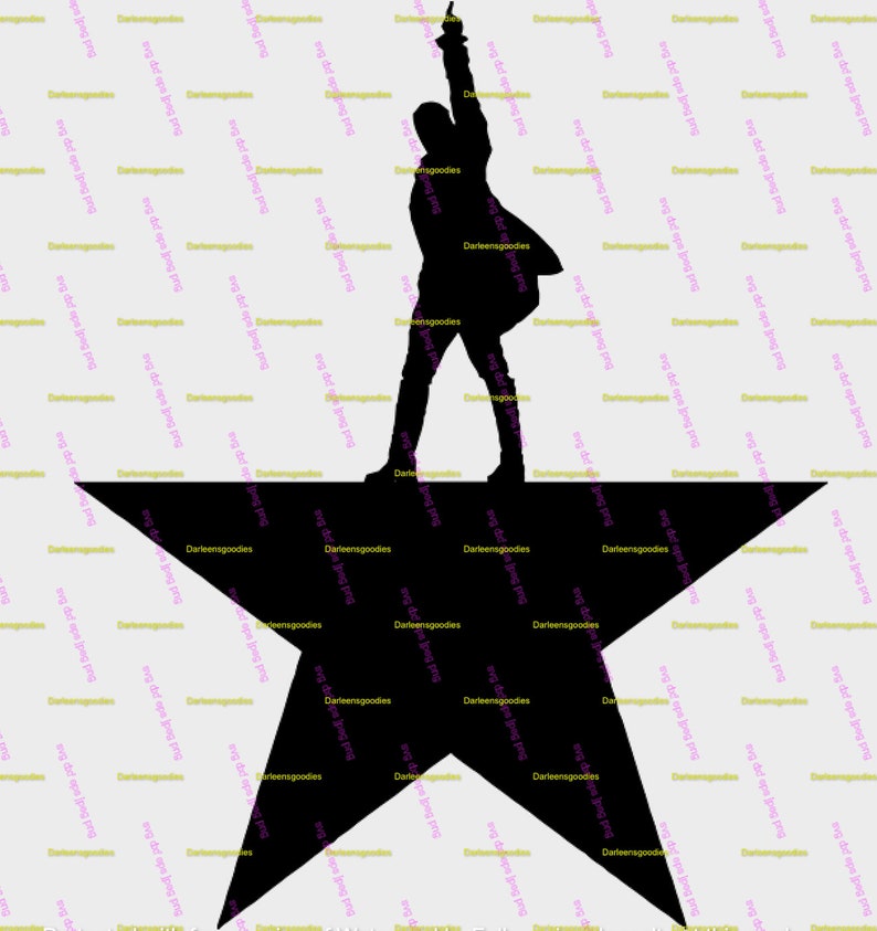 Download Hamilton Star designs cricut svg-png-jpeg-eps-dxf | Etsy