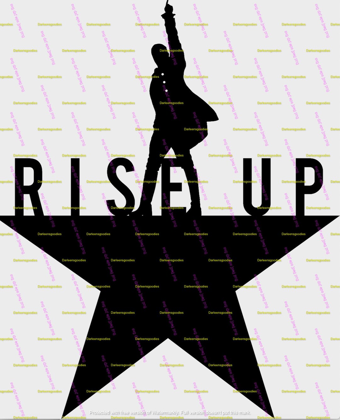 Hamilton Rise up Musical Designs Cricut Svg-png-jpeg-eps-dxf - Etsy