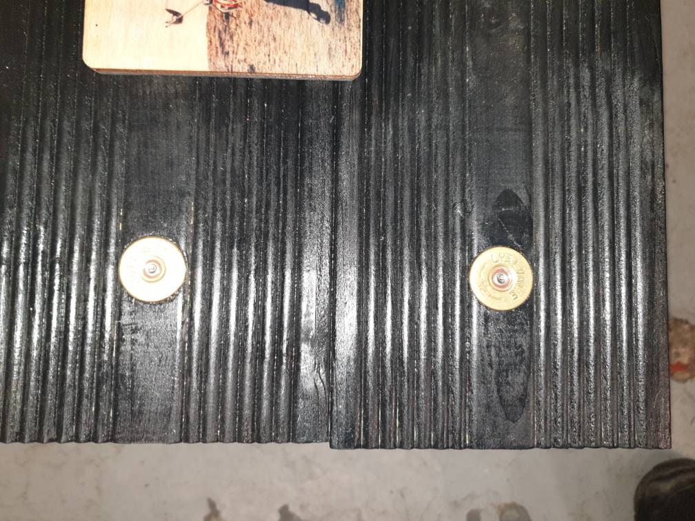 Upcycled Oil Drum Shotgun Shell Table - Etsy UK