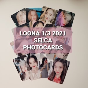 LOONA 1/3 2021 Selca Kpop Photocards