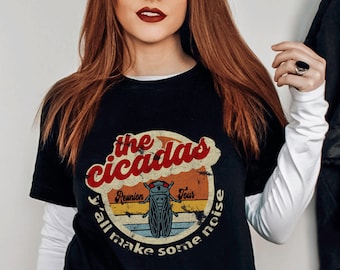 Cicada Shirt Funny Cicada Concert T Shirt Snarky Insect Unisex Short Sleeve Tee