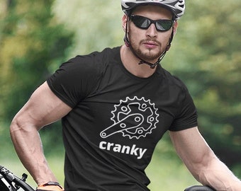 Cranky T-shirt Funny Bike Shirt Cycling Shirt Bike Racing Bike Lover Gift Cyclist Clothes Mountain Bike