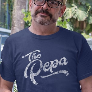Pepa Shirt The Pepa Shirt Gift New Pepa Shirt Baby Reveal Pregnancy Announcement Grandfather T Shirt Unisex Short Sleeve