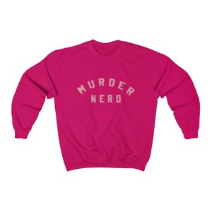 True Crime Sweatshirt Murder Shows Shirt Crime Podcasts Fan Aesthetic Clothing Oversized Sweatshirt Trending Crewneck Pop Culture Shirt Heliconia