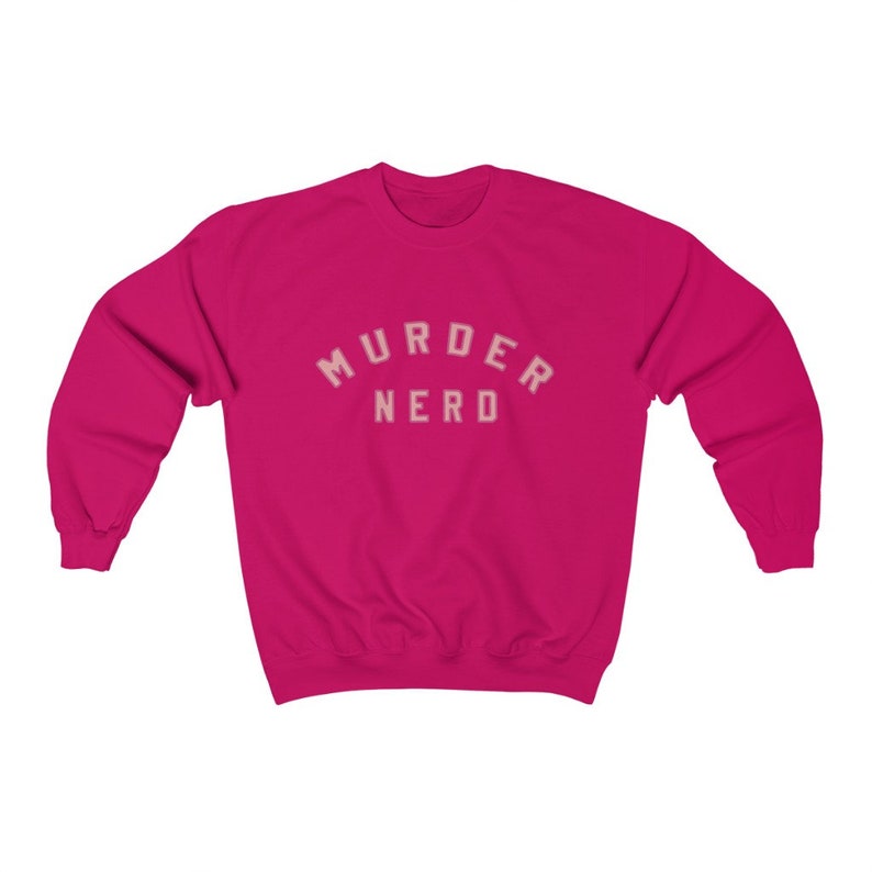 True Crime Sweatshirt Murder Shows Shirt Crime Podcasts Fan Aesthetic Clothing Oversized Sweatshirt Trending Crewneck Pop Culture Shirt Heliconia