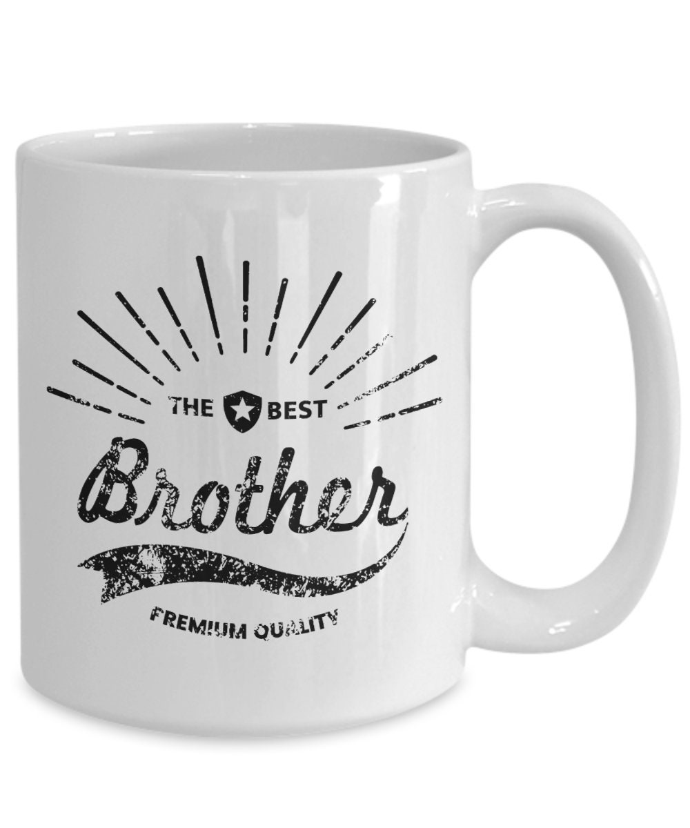 The Best Brother Mug Brother Coffee Cup for Fraternity Brother Etsy UK