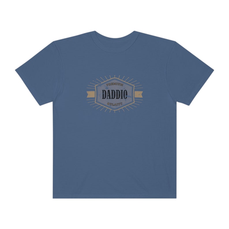 Daddio Shirt Gift Daddio New Daddio Shirt Pregnancy Reveal Grandpa Shirt From Grandkids Shirt Cool Daddio Unisex Garment-Dyed T-shirt Midnight