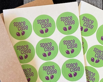 Space Case Stickers