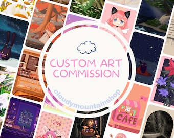 CUSTOM Art Commission | Digital Art | Character Art | Stream Screen | Custom Twitch Backgrounds | Environments | Characters | Custom Artwork
