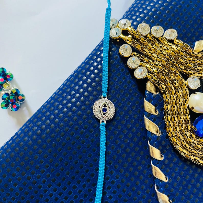 Evil Eye Rakhis 2024, No Nazar Rakhi Bracelets for Men, Rakhris for ...