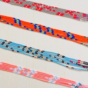 Handmade Beaded Cotton Rakhi: Minimalist Raksha Bandhan Bracelet